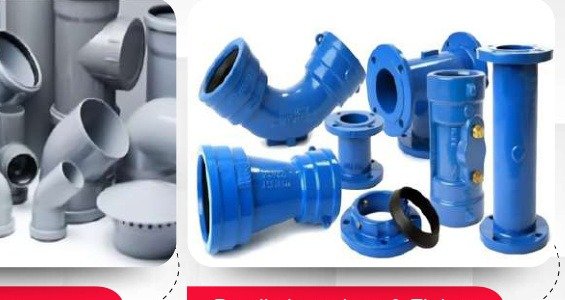 Ductile iron pipes and fittings
